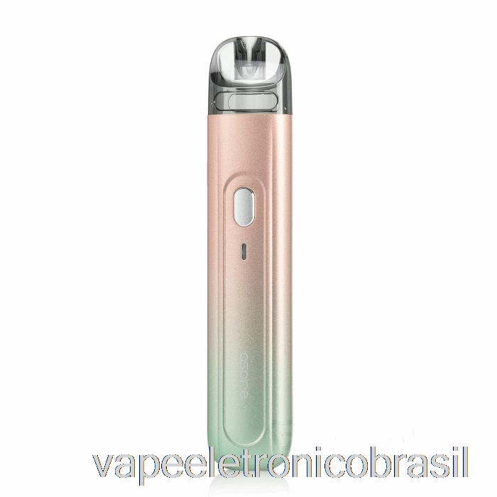 Vape Recarregável Aspire Flexus Q Pod Sistema Turquesa Gradiente